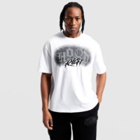 Koszulka męska HOODRICH T-SHIRT IRON V2 TEE WHT/BLK hr04250242 kolor biały
