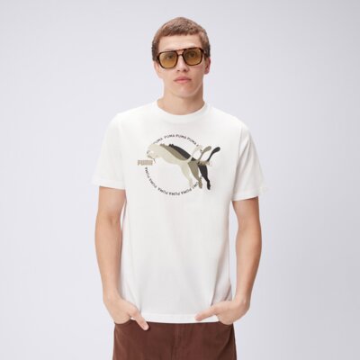 PUMA T-SHIRT GRAPHICS MULTIPLE CAT LOGO