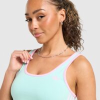 Top damski ADIDAS TOP TANK SLIM kr8758 kolor miętowy