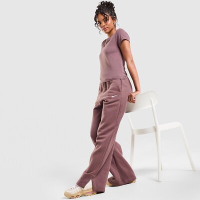 NIKE SPODNIE W NSW PHNX FLC HR WIDE LEG