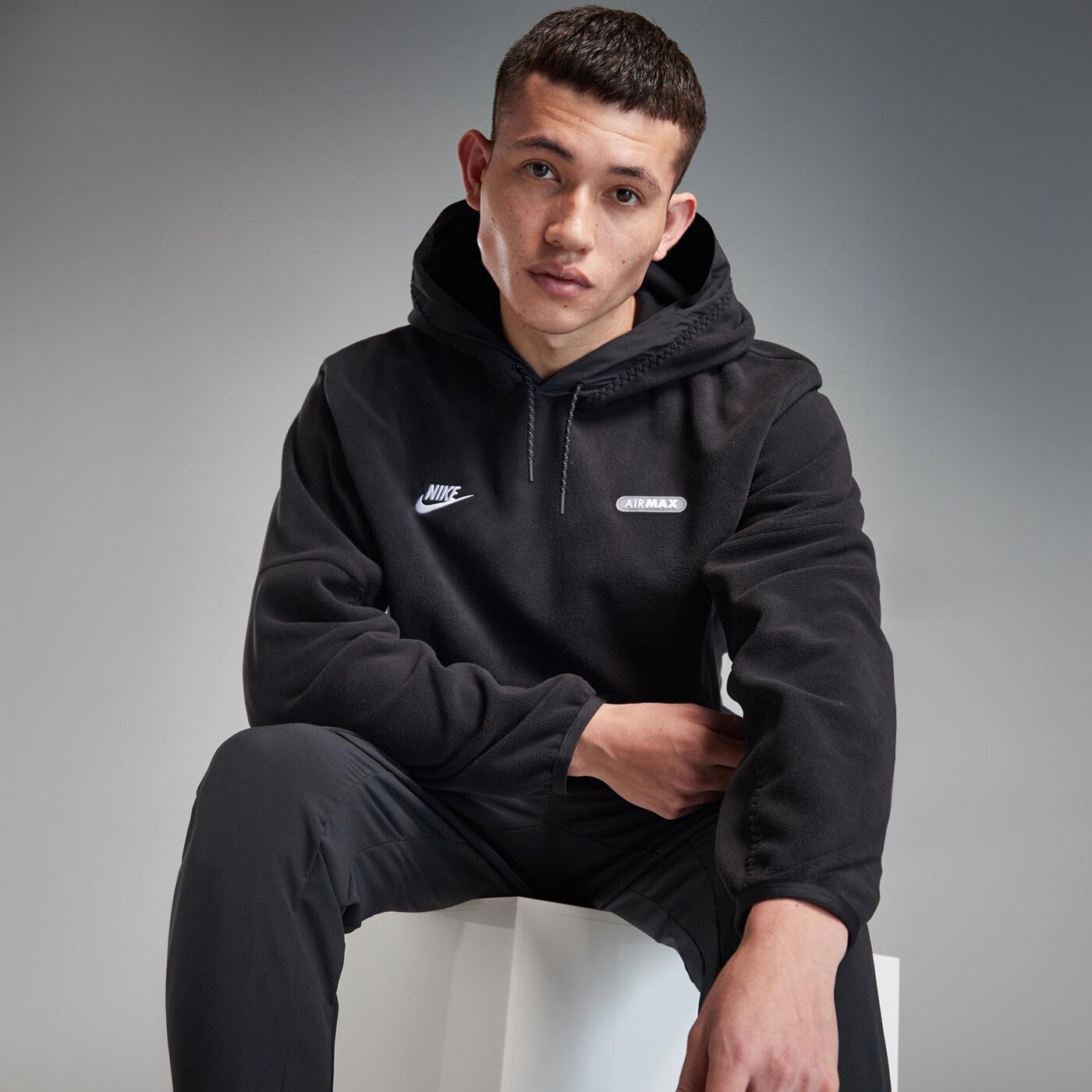 nike bluza z kapturem w nsw air hoodie flc bb