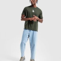 Koszulka męska NEW ERA T-SHIRT MLB SMALL LOGO LA DODGERS LOS ANGELES DODGER 60759103 kolor khaki