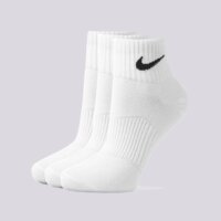 Damskie skarpetki NIKE SKARPETY 3PPK QUARTER WHITE sx4706-101 kolor biały