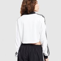 Koszulka damska ADIDAS T-SHIRT JACQUARD LS TOP jv9740 kolor biały