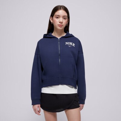 NIKE BLUZA ROZPINANA G NSW FLC FZ HOODIE GIRL