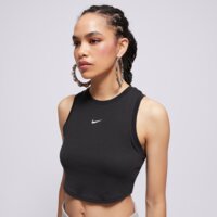 Koszulka damska NIKE T-SHIRT W NSW ESSENTIALS RIB CROP TANK fb8279-010 kolor czarny