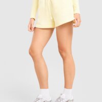 Spodenki damskie NIKE SZORTY W NSW PHNX FLC MR STD 4IN ih2108-744 kolor żółty