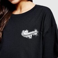Koszulka dziecięca NIKE T-SHIRT NSW AIRBRUSH G ir5190-010 kolor czarny