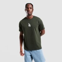 Koszulka męska NEW ERA T-SHIRT MLB SMALL LOGO LA DODGERS LOS ANGELES DODGER 60759103 kolor khaki