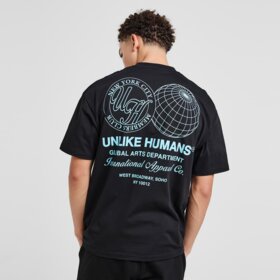 UNLIKE HUMANS T-SHIRT WIRED TEE BLK-BLK