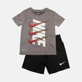 NIKE KOMPLET RPT SWSH T/SH ST BLK/GRY