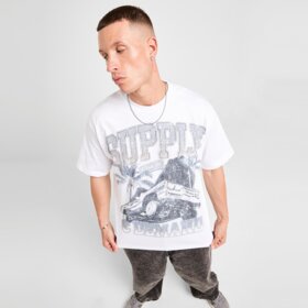 SUPPLY&DEMAND T-SHIRT OCEAN TEE WHT-WHT