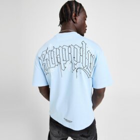 SUPPLY&DEMAND T-SHIRT VITO TEE BLU-CLN