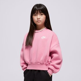 NIKE BLUZA G NSW CLUB FLC BXY CRW LBR GIRL