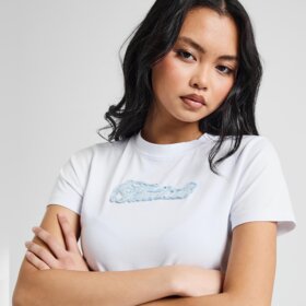 HOODRICH T-SHIRT DENIM BABY T WHT/BLU