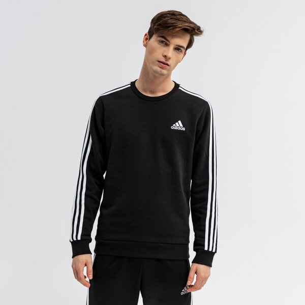 ADIDAS BLUZA M 3S FL SWT (GK9106) | kolor CZARNY | Męskie Bluzy |  ButySportowe.pl
