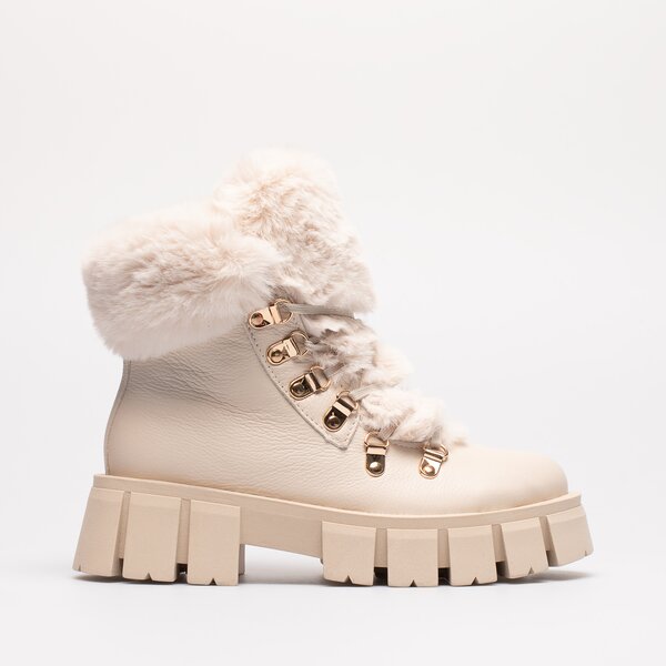 damskie buty lifestyle Damskie SYMBIOSIS BOOTS ANTONELLA SYWC222021 kolor BEŻOWY
