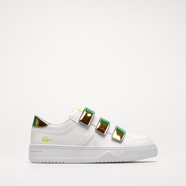 dziecięce buty lifestyle Dziecięce LACOSTE L001 745SUJ0006V05 kolor BIAŁY