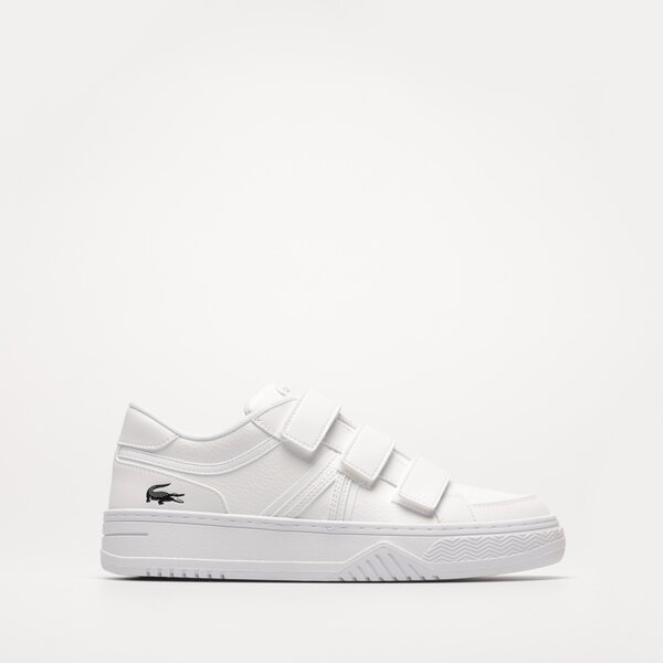 dziecięce buty lifestyle Dziecięce LACOSTE L001 745SUJ001021G kolor BIAŁY