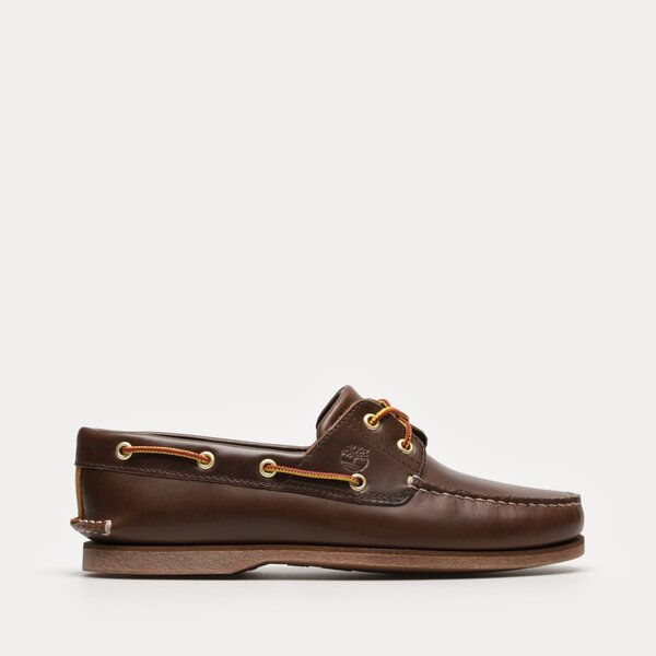 męskie buty lifestyle Męskie TIMBERLAND CLASSIC BOAT 2 EYE TB0A5QSZ9681 kolor BRĄZOWY
