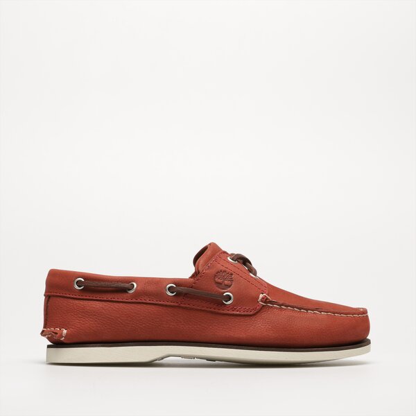 męskie buty lifestyle Męskie TIMBERLAND CLASSIC BOAT 2 EYE TB0A5QUVDH91 kolor CZERWONY