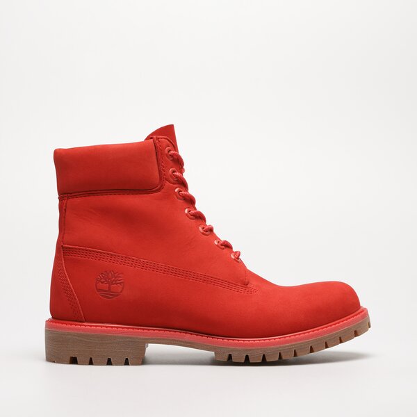 męskie buty lifestyle Męskie TIMBERLAND 6 INCH PREMIUM BOOT TB0A5VEWDV81 kolor CZERWONY