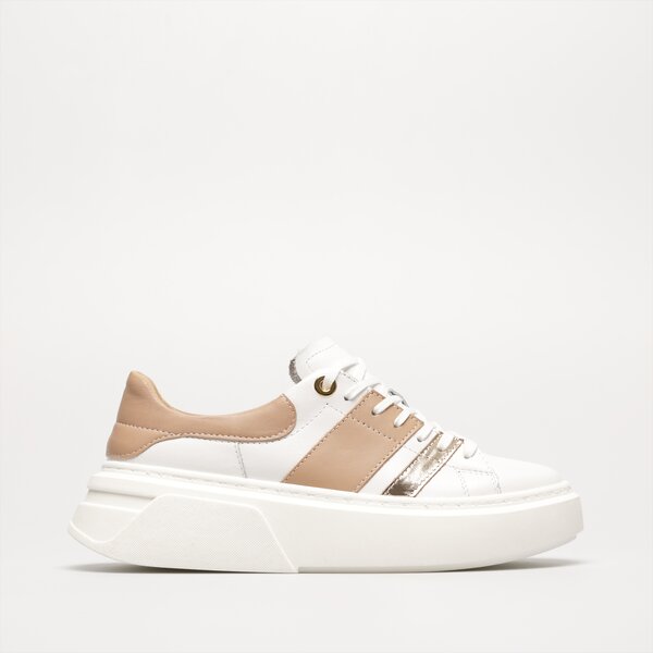 damskie buty lifestyle Damskie SYMBIOSIS SNEAKERS AGATHE SYWL123001 kolor BIAŁY