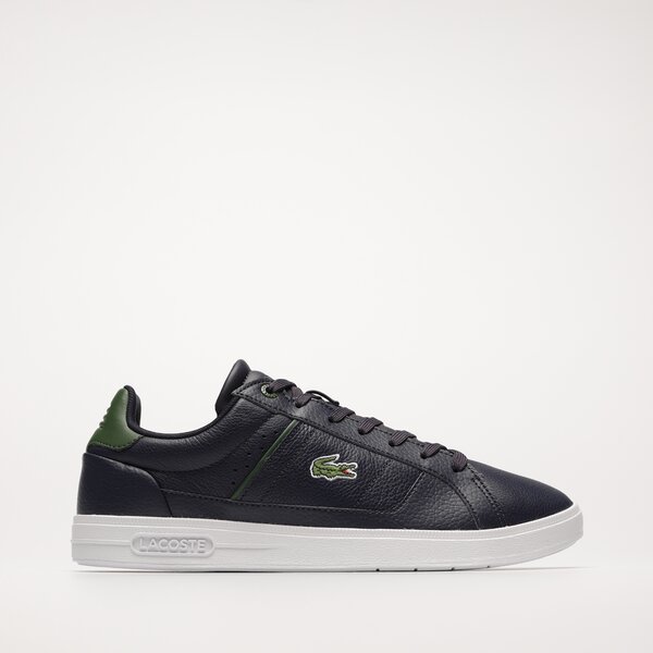 męskie buty lifestyle Męskie LACOSTE EUROPA PRO 123 4 SMA 745SMA00657B4 kolor GRANATOWY