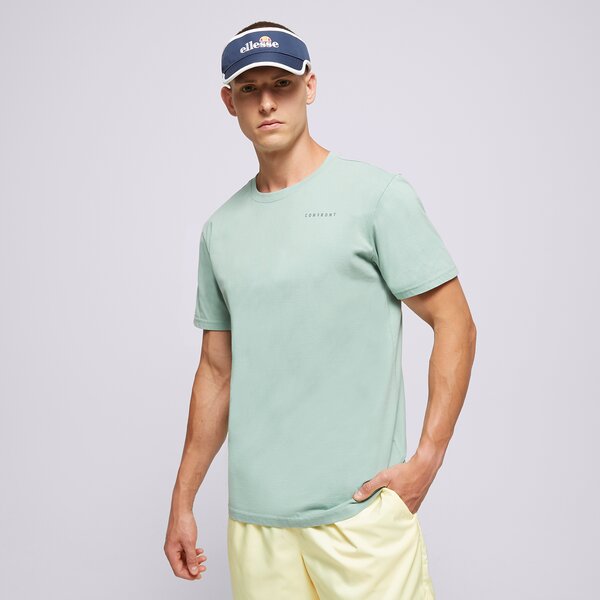 męskie odzież koszulki Męskie CONFRONT T-SHIRT SMALL LOGO GREEN CF123TSM72003 kolor ZIELONY