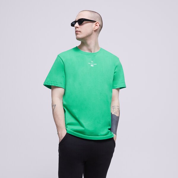 męskie odzież koszulki Męskie CONFRONT T-SHIRT ESSENTIAL GREEN CF123TSM73002 kolor ZIELONY