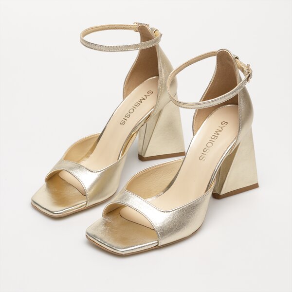 damskie buty Damskie SYMBIOSIS MADELEINE HIGH SYWF123003 kolor ZŁOTY