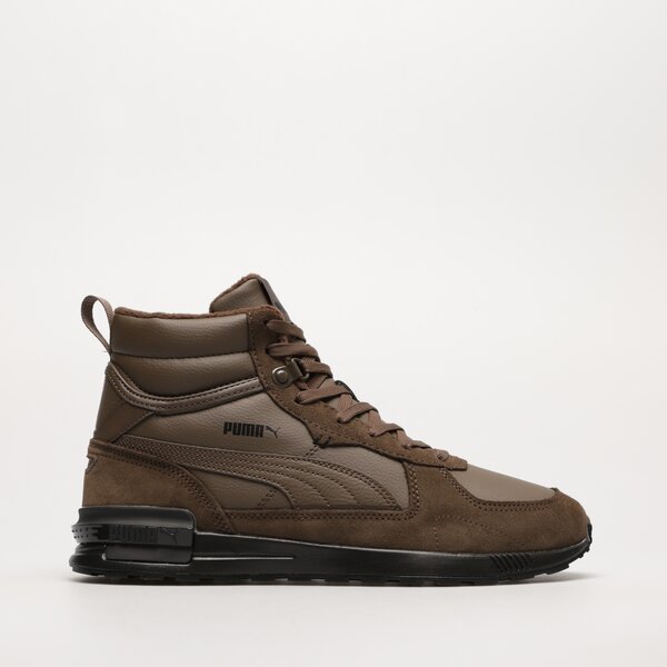 męskie buty lifestyle Męskie PUMA GRAVITON MID 38320409 kolor BRĄZOWY