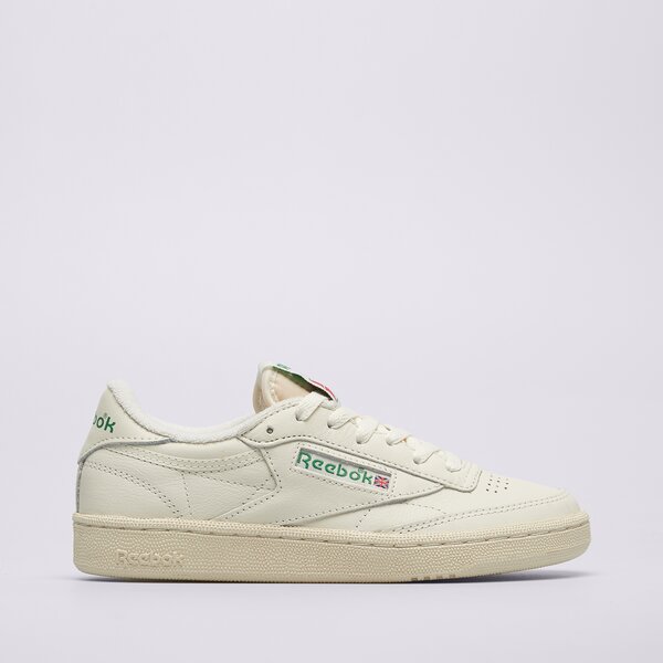 damskie buty lifestyle Damskie REEBOK CLUB C 85 VINTAGE 100007797 kolor BEŻOWY